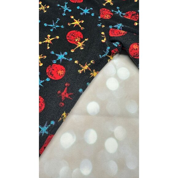 Lularoe TC Leggings Lot of 2 Jacks Game Blue Arrows Witch Hats Halloween Prints - Picture 4 of 8